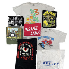 T Shirt Lot of 8 Mens Large Mix Brands 90’s Surf Skate Streetwear Bundle Oakley