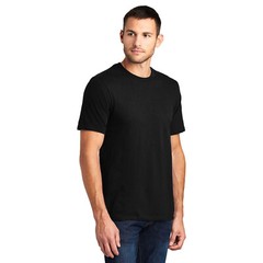 District DT6000 Very Important Plain Tee T Shirt Unisex Slim S M L XL 2XL Black