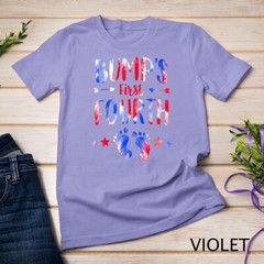 Bump’s First 4th Of July Pregnancy Independence Day Tie Dye Unisex T-shirt
