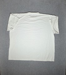 Champs CSG Shirt Mens 5XL White Short Sleeve Crewneck Blank Tee Big & Tall READ