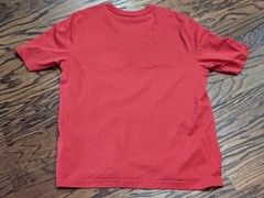 Greg Norman The Shark Pocket Red Golf T-SHIRT (Large) 23×31