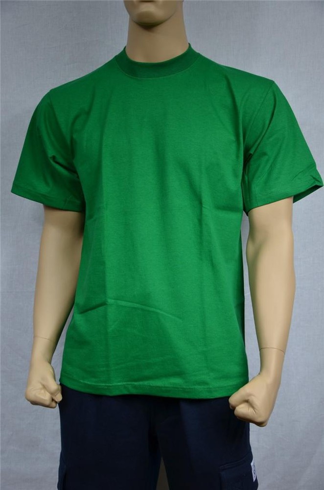1 NEW SHAKA WEAR SUPER MAX HEAVY WEIGHT T-SHIRT KELLY GREEN TEE PLAIN S-5XLT