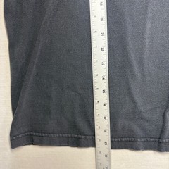 Vintage Kani Jeans Shirt Men XXL Black Flame Fire Sleeves Faded Cracked Y2K