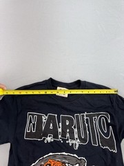 Headgear Classics Men’s T-Shirt Naruto Black Size Small Cartoon Anime NEW NWT