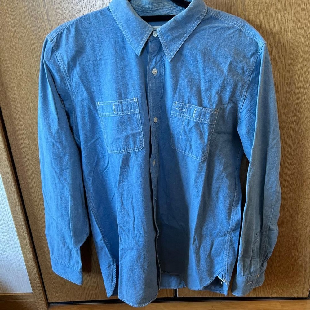 PHIGVEL Men’s Blue Shirt Size M – Soft Feel, Comfortable Fit