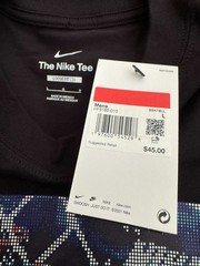 Nike Max90 Basketball T-Shirt Men’s Sz L Black Short Sleeves New $45