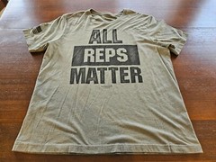 All Reps Matter Superluxe Shirt Funny Workout Gym Muscle Exercise Gifts Him XL