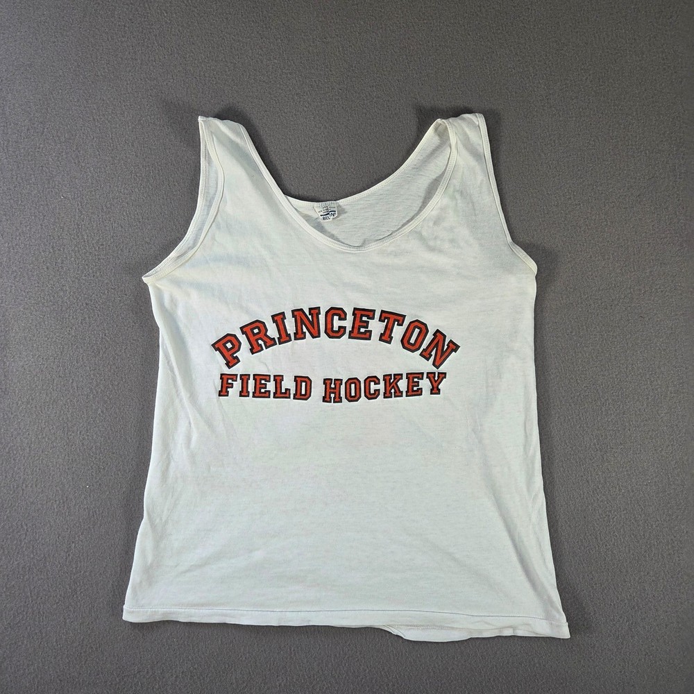 Vintage Princeton Shirt Mens Small Field Hockey Tank Top Belton 80s University