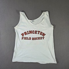 Vintage Princeton Shirt Mens Small Field Hockey Tank Top Belton 80s University