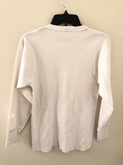 Vintage 70s 80s BVD Waffle Knit Longsleeve Thermal Size Large Grunge Outdoors