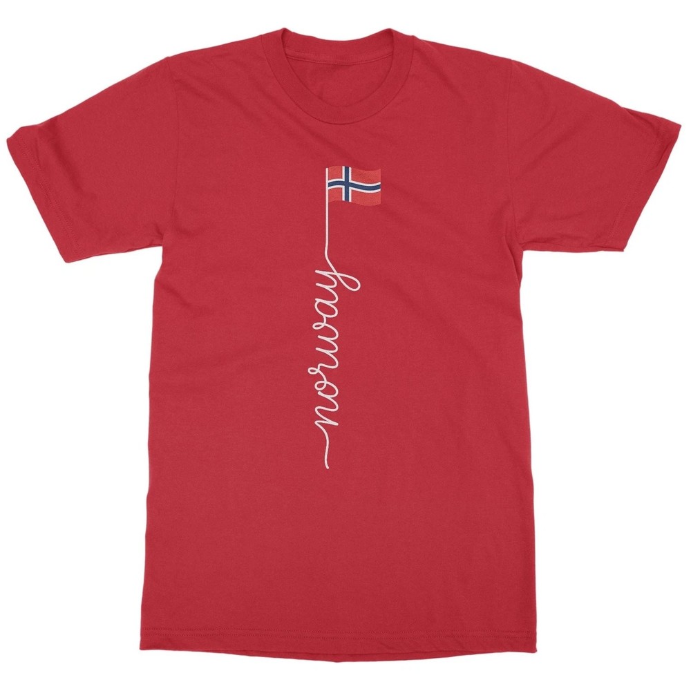 Norway Flag Soccer Fans Tribute Unisex Graphic Tee