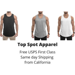 Men’s Tank Top Gym wear Bodybuilding Fitness Weight lifting Activity Casual Wear