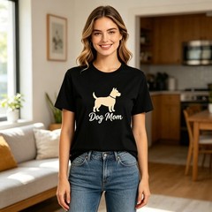 Personalized Pet Parent Tee | Custom Dog Photo & Name | Unisex Cotton S-2XL