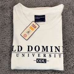 MV Sport T-Shirt Mens L Old Dominion University ODU White Collegiate Tee Classic