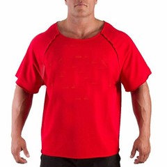 Bodybuilding Shirts Casual Cotton Fitness Gym Men’s Round Neck T-shirt