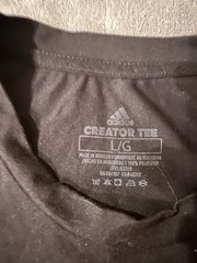 Adidas Creator Tee Mens Large “Black Lives Matter” BLM t-shirt – Aeroready
