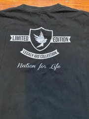 VTG Oakland Raiders Bo Jackson/Howie Long Legacy Double Sided Tee SZ 2XL
