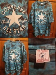 VTG 90’s CONVERSE ALL STAR CHUCK TAYLOR Tie Dye T-Shirt 2XL Hypebeast
