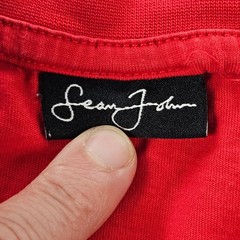 Sean John Graphic Art Red Short Sleeve Cotton T-Shirt Men’s XL