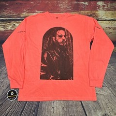Post Malone Concert Shirt Mens LARGE LS Hollywoods Bleeding Tour Neon DEADSTOCK
