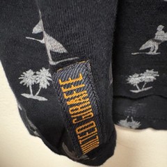 Quilted Giraffe Mens 100% Cotton Made In India Surfer Palm Tree Print XL
