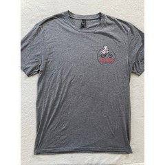 Mens Large T-Shirt Gray Lyle’s Bikes Brews & BBQ Loveland Ohio Tri-Blend