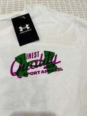 Under Armour Men’s Extra Large XXL 2XL Vintage Type T-Shirt White Loose NWT