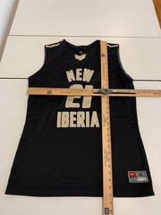 Nike New Iberia High Basketball Jersey XL Black Yellow Jackets Louisiana Sports