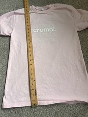 Crumbl Crumble Cookie Pink Crew Shirt Small XX