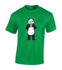PANDA LOVE MENS T SHIRT CUTE ANIMAL LOVER DESIGN KAWAII JAPAN FASHION GIFT