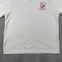 Vintage Santa Fe New Mexico Fiesta Council Embroidered Shirt White XL Ribbed Tee