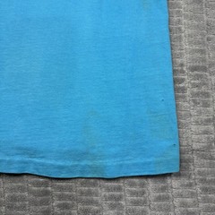 VTG 80s Ocean Pacific Op Surf T Shirt M Turquoise Windsurfing Single Stitch USA