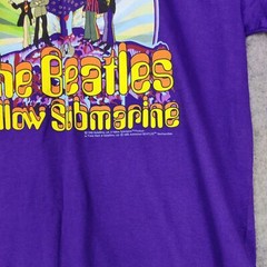 Vintage The Beatles Shirt Mens Size Large Purple 1999 Yellow Submarine Official