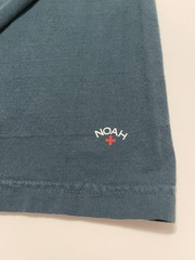 NOAH NYC Long Sleeve T-Shirt Mens S Slim, Teal Blue made in USA