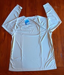 Men’s rash guard T-shirt KANU size XXL Light Gray L/S NWT