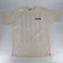 Vintage Can You Find Drunken Waldo T-Shirt Size XL Humor Parody 90s White