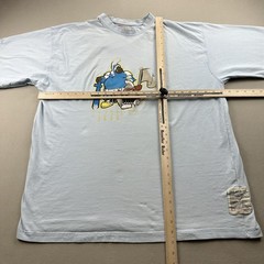 Vintage Fat Albert T-Shirt Mens 2XL Blue Platinum FUBU Knight Cartoon Hip Hop