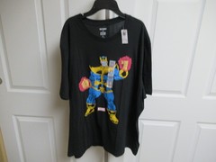 OLD NAVY Men’s Black Marvel Villain T-Shirt- Thanos, SZ XXL NWT