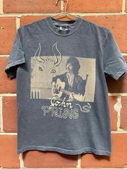 Reprint John Prine band 90s Basic style BLACK T shirt Unisex NH18403
