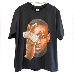 Lebron James Championship Rings Short Sleeve T-Shirt Black Men’s XL