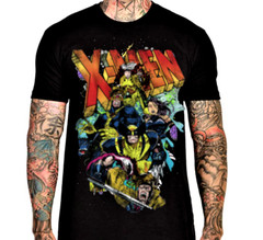 X-Men Marvel Andy Kubert Cover Art Shirt MENS MEDIUM Comic MCU Casual NWT
