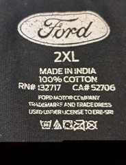 Mens Pocket T-shirt – Ford Logo Clothing Apparel Accessories Gifts Dad Tee 2XL