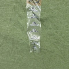 Foundry Shirt Mens 4XL Green Long Sleeve Everyday Casual Big Tall Polyester