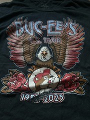 Buc-ee’s U.S. Tour 1982-2023 Double-Sided Graphic Tee Black Men’s XL