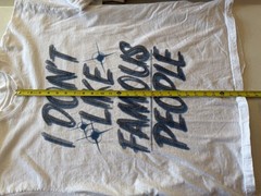 Vince Staples I Don’t Like Famous People Long Sleeve Tour T-Shirt Size XL
