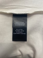 Kenneth Cole Active Men T-Shirt 2XL Off White Short Sleeve Crew Neck Tee NWT