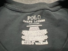 Polo Ralph Lauren Shirt 4X Mens Black Short Sleeve Classic Preppy Crew Neck Tee