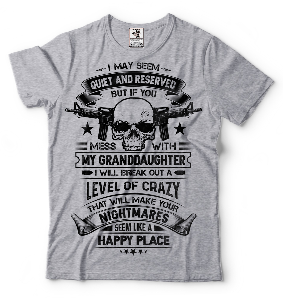 Gift for Grandpa T-shirt Grandfather papa Pop pop Tee Shirt Granddaughter Tee
