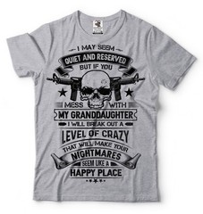 Gift for Grandpa T-shirt Grandfather papa Pop pop Tee Shirt Granddaughter Tee