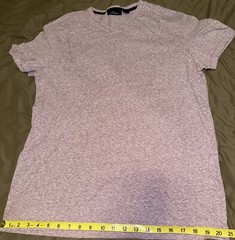 Men’s Marc Anthony Luxury V-Neck Tee Peony Heather Pink